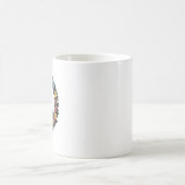 Floral Peace Symbol Mug (Centre)