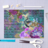 Floral Peacock Tissuepapier (Craft)