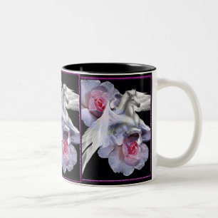 Floral Pegasus-Mok Tweekleurige Koffiemok