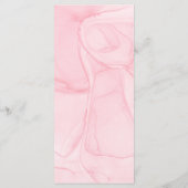 Floral Peony Wreath Baptism Christening Menu (Dos)