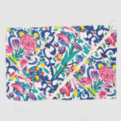 Floral persian Garden Golfhanddoek (Horizontaal)