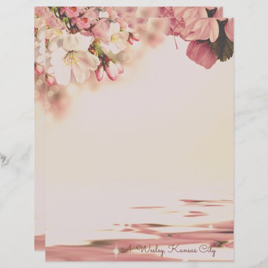 Floral Personalized (Voorkant / Achterkant)