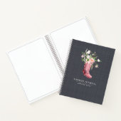 Floral Personalized Gardening Journal Notitieboek (Binnen)
