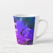 Floral Personalized GEWELDIGE GRANDMA Proverbs 31 Latte Mok (Rechts)