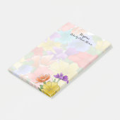 Floral Personalized  Post-it® Notes (Schuin)