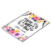 Floral Personnalisé Carnet "You got this" (Côté gauche)