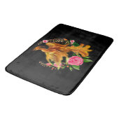 Floral Phoenix stijgt op uit de Fiery Ashes fantas Badmat (Gekanteld)