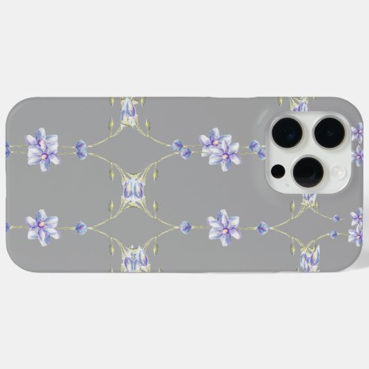 Floral-phone case (Achterkant (horizontaal))