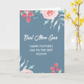 Floral Photo Collage Carte de fête des mères pour  (Fleur jaune)