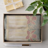  Floral Piano Tissuepapier (Geschenk)