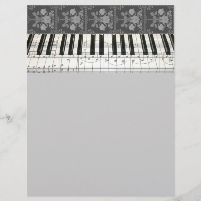 Floral Piano-toetsenbord (Voorkant)