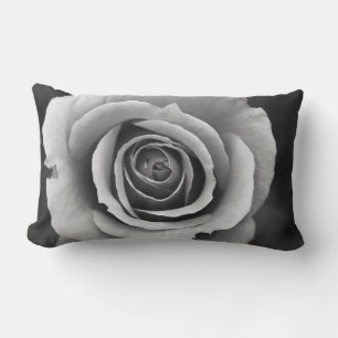 Floral Pillow B&W Kussen