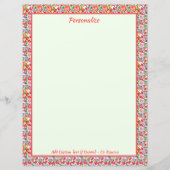   Floral Pink Flowers Gepersonaliseerd (Voorkant)