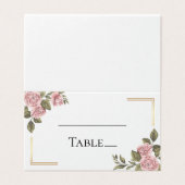 Floral Pink Peony Flower Summer Wedding (Outside Unfolded)