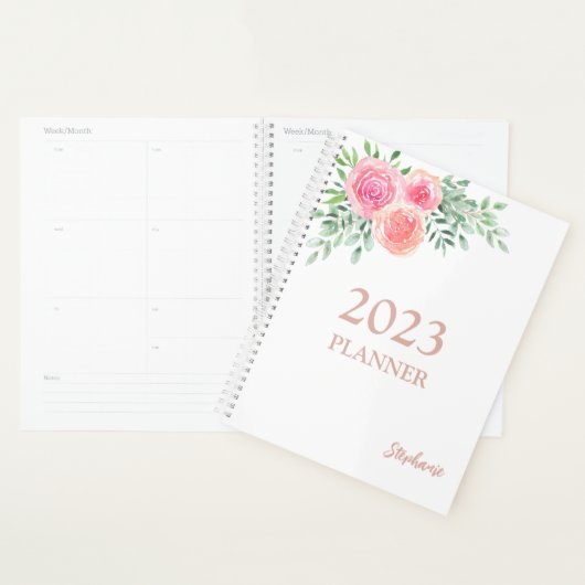 Floral Pink Planner (Display)