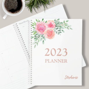 Floral Pink Planner