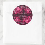 Floral Pink Produit Emballage Étiquette Fleurs Ros (Sac)