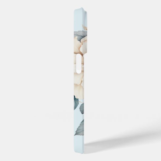 Floral Pioenennaam Ingeschreven Case-Mate iPhone Case (Achterkant / Rechts)