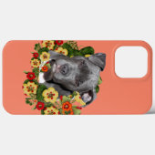 Floral pitbull mama Case-Mate iPhone case (Achterkant (horizontaal))