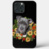 Floral pitbull mama Case-Mate iPhone case (Achterkant)