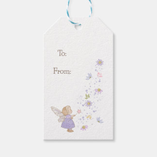 Floral Pixie Gift Labels Cadeaulabel