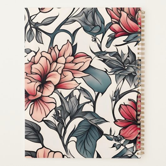 Floral Planner (Achterkant)