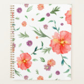 Floral Planner - Cadeau de Noël pour maman enseign (Devant)