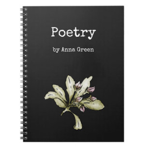Floral Poetry Notitieboek schrijven
