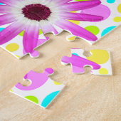 Floral Polkadot Jigsaw Puzzle Daisy (Côté)