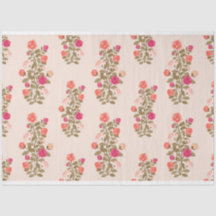 Floral populair elegant modern weefselpapier
