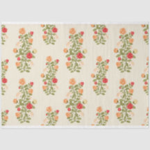 Floral populair elegant modern weefselpapier