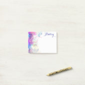  Floral Post-it® Notes (Op bureau)