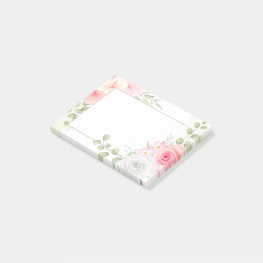 Floral Post-it® Notes (Schuin)