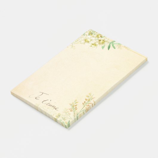 Floral Post-it® Notes (Schuin)