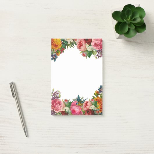 Floral Post-it® Notes (Kantoor)