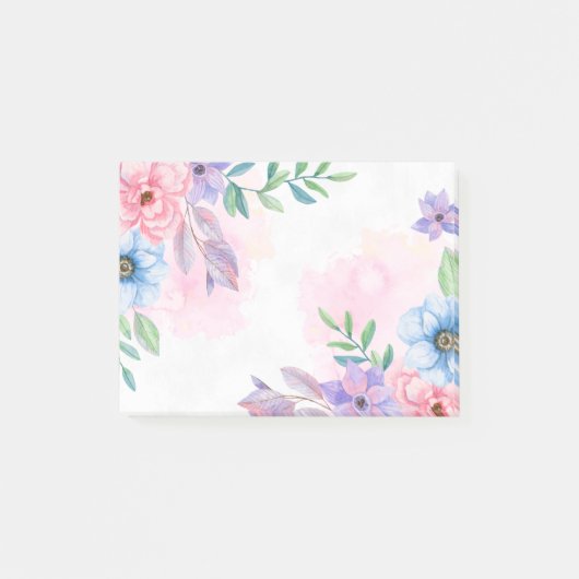 Floral Post-it-Notes Post-it® Notes (Voorkant)