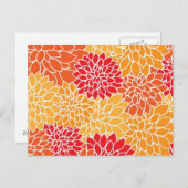 Floral Post Kaart (Voorkant / Achterkant)