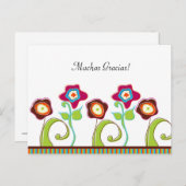 Floral Post Kaart (Voorkant / Achterkant)