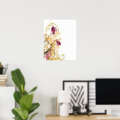 Floral Poster (Thuiskantoor)