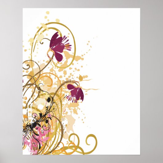 Floral Poster (Voorkant)