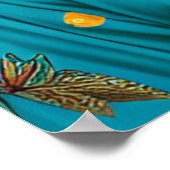 Floral prinses met make-up poster (Hoek)