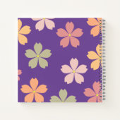  Floral print dankbaarheid Notitieboek (Achterkant)