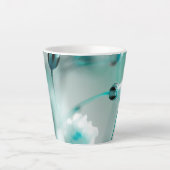 Floral Print Latte Mok (Voorkant)