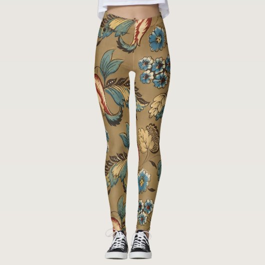  Floral Print Leggings (Voorkant)