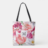  Floral Print met Monogram Draagtas (Achterkant)