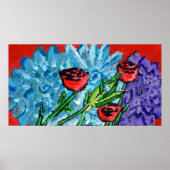 Floral Print, Value Poster  (Semi-Gloss) (Devant)