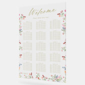 Floral Printemps Mariage Bienvenue Siège (Angle)