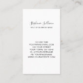 Floral Professioneel Visitekaartje (Achterkant)