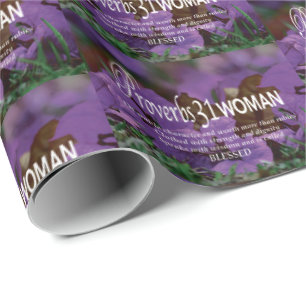 Floral PROVERBS 31 Cadeaupapier