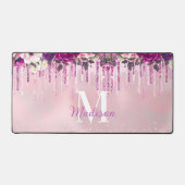 Floral Purple rose goutte parties scintillant mono (Recto)